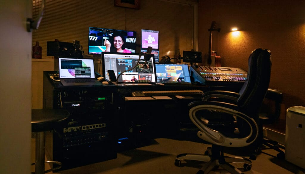 The production control room