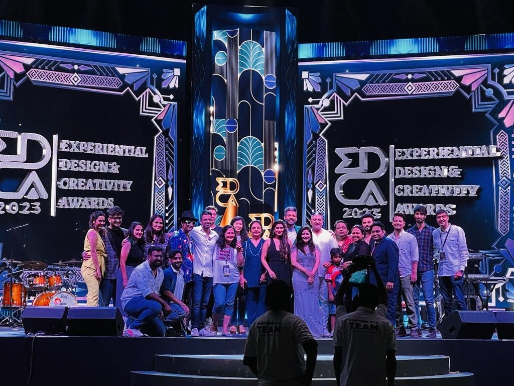 The Circuit crew on the EDCA 2023 stage