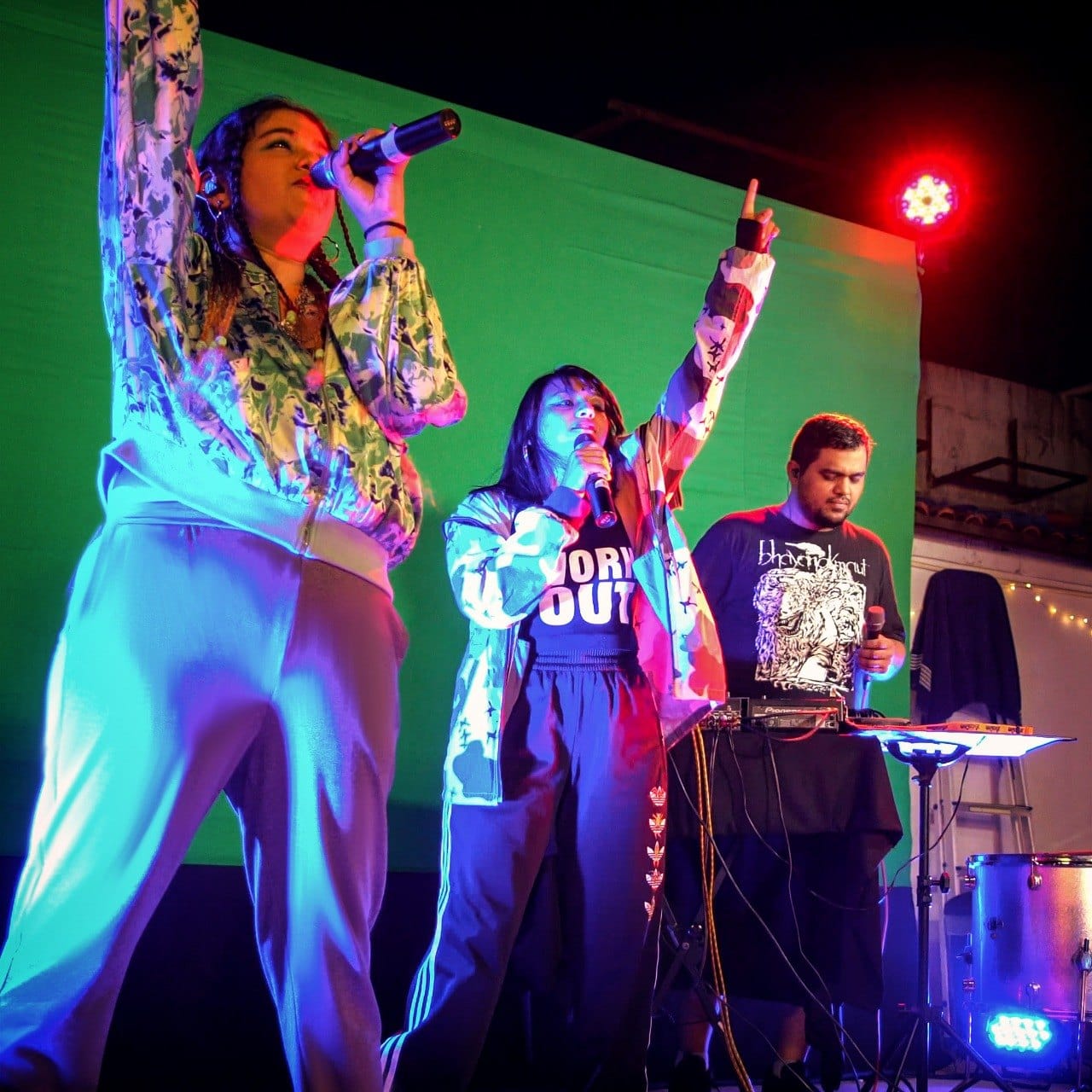 Hip hop festival livestream from the stage