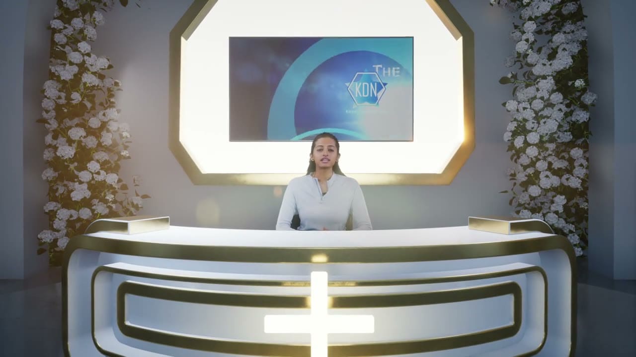 Kalyan Diocesan News on a virtual set