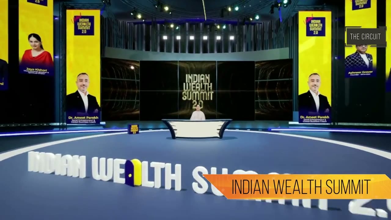 Podcasts on virtual sets — ANM Global, India Wealth Summit, Blue Star, Shu Khabar