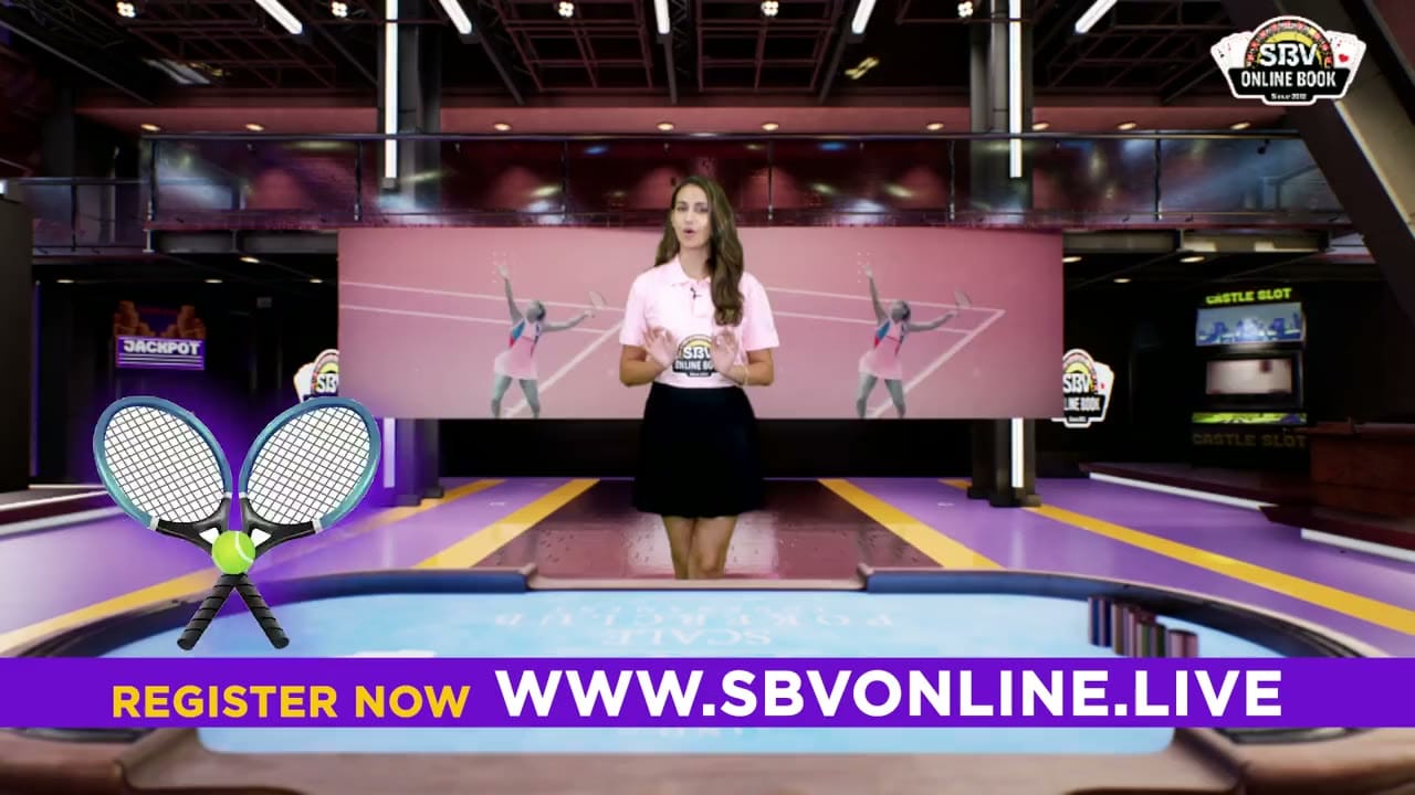 SBV Online: anchor on a virtual studio set