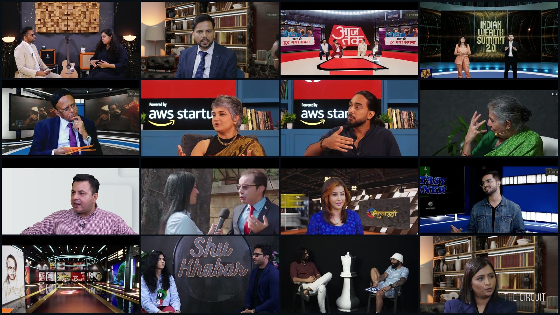 Podcasts and talk shows recorded at The Circuit®